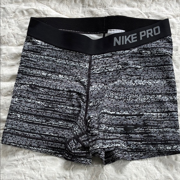 Nike Pro Women's Performance Shorts - Navy, Teal/Purple, Gray, Purple/Blue - Picture 8 of 13